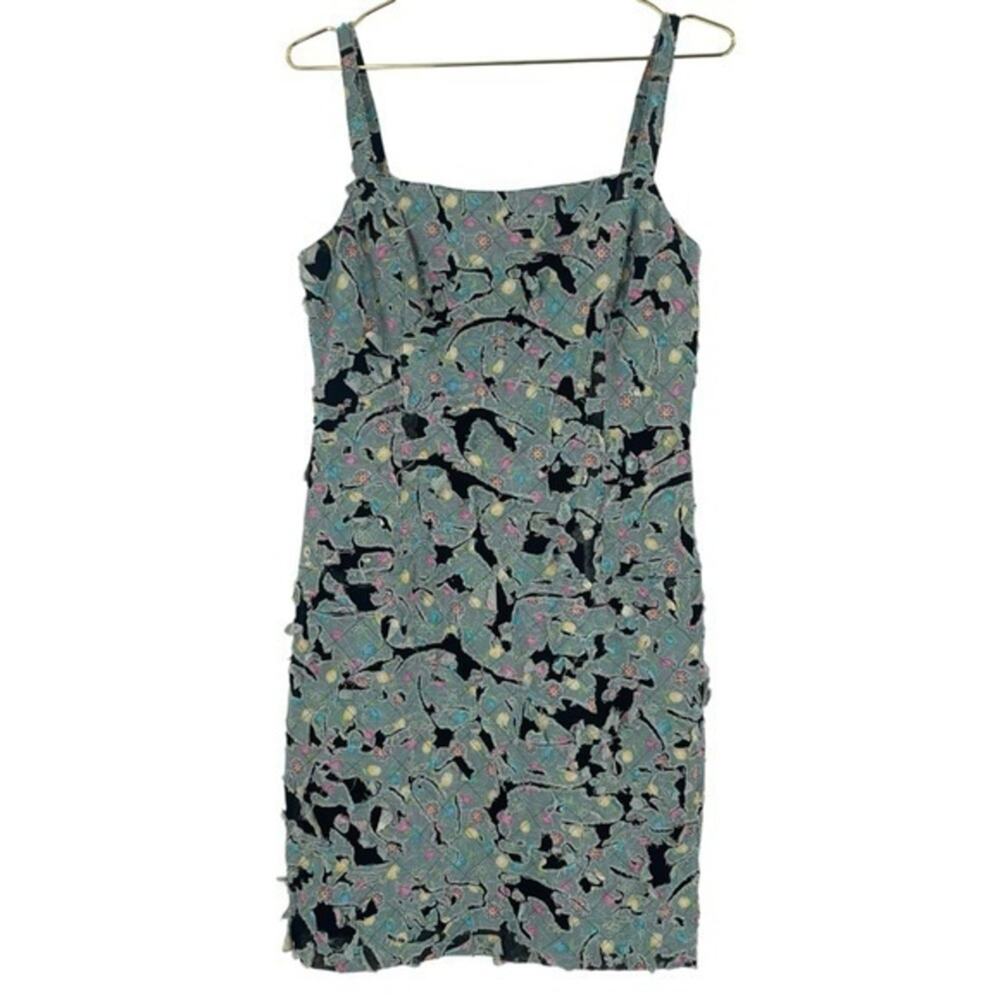 Alberto Makali Dress Size 10 Distressed